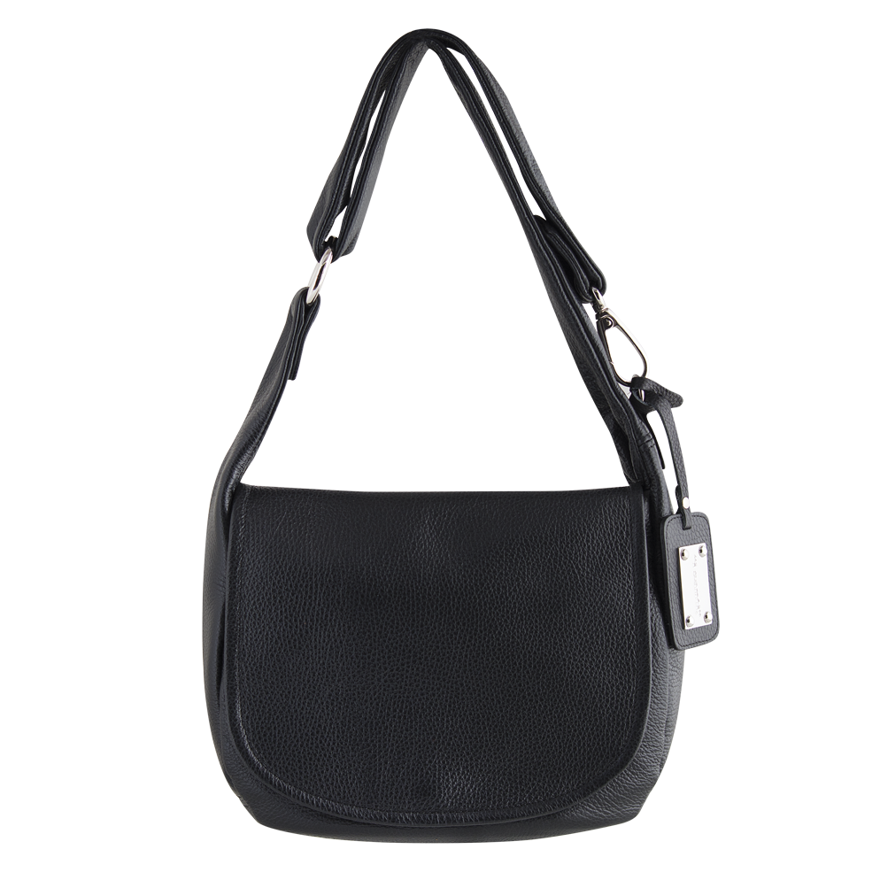 TRACOLLA IN PELLE NERO