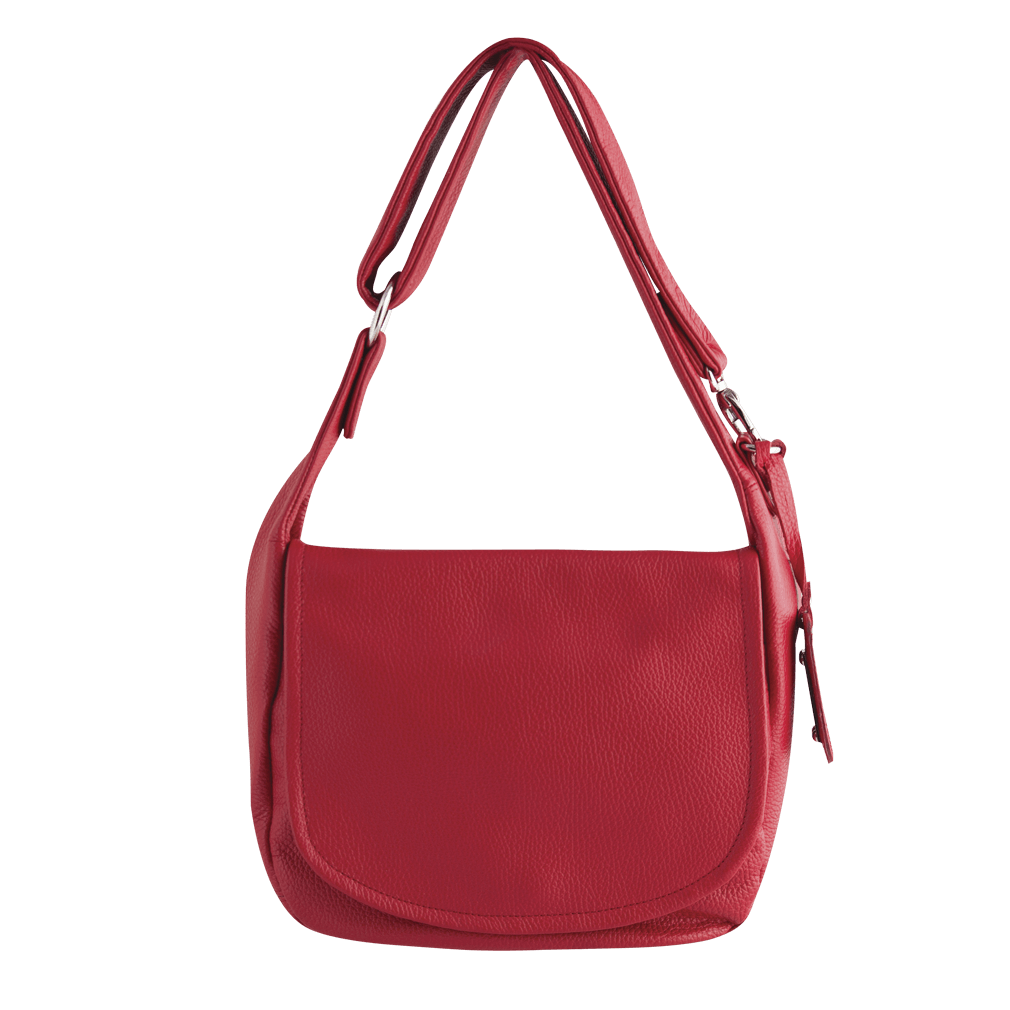 TRACOLLA IN PELLE ROSSO TRACOLLA IN PELLE ROSSO
