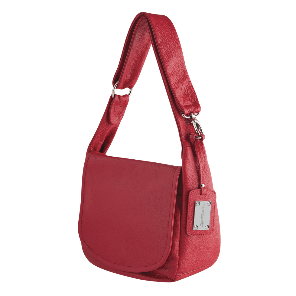 TRACOLLA IN PELLE ROSSO