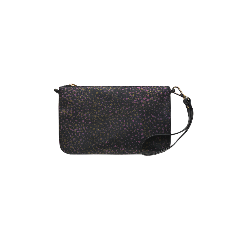 CLUTCH IN PELLE DIPINTA A MANO
