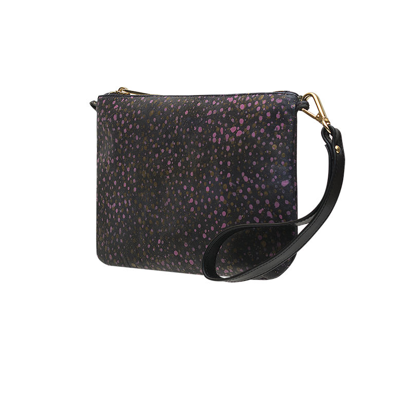 CLUTCH IN PELLE DIPINTA A MANO