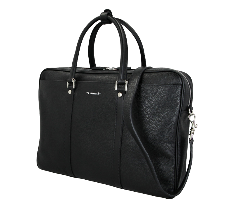 CARTELLA CON TASCHE IN PELLE