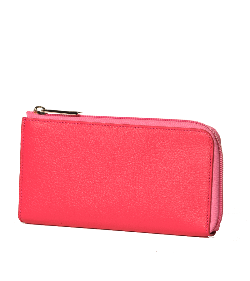 PORTA FOGLIO DONNA ZIP AROUND IN PELLE