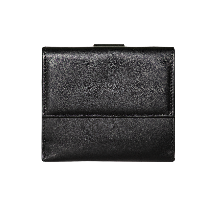 PORTAFOGLIO DONNA IN PELLE COLORE NERO