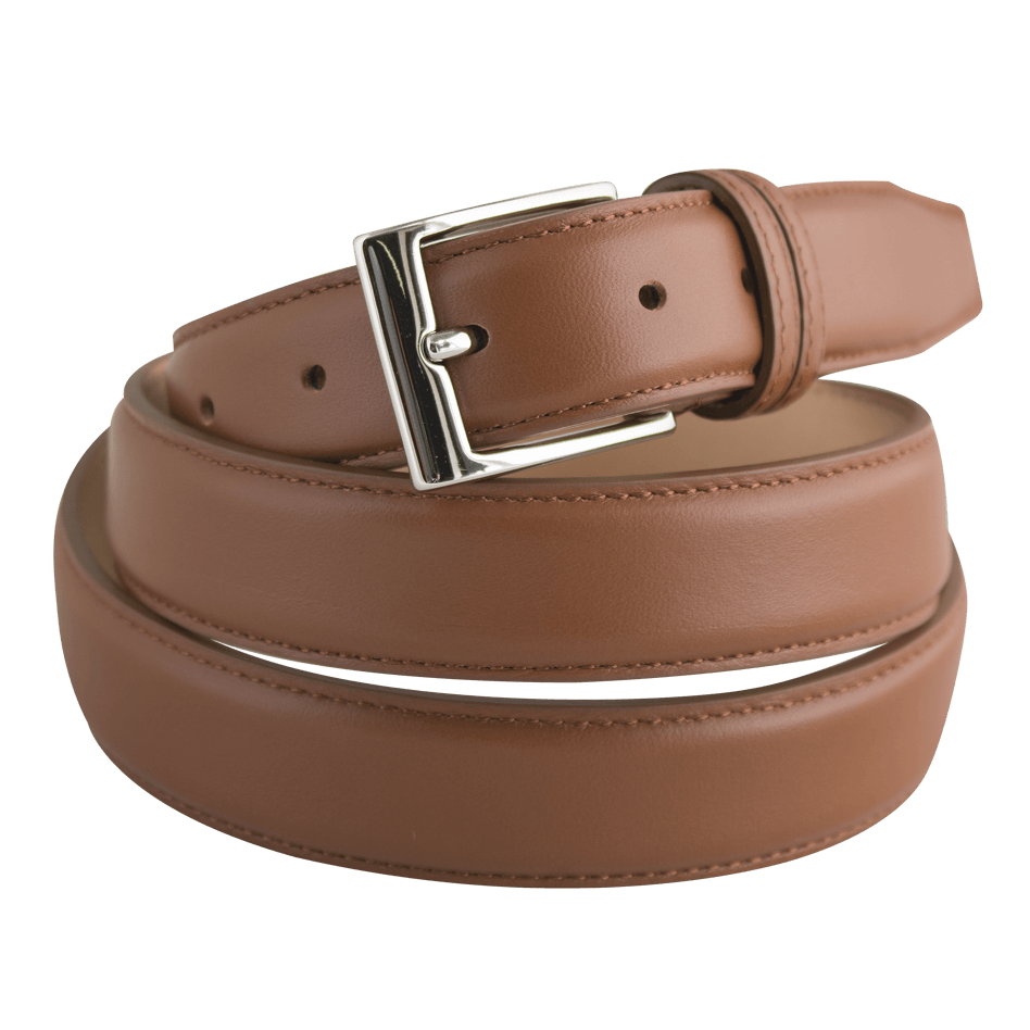 CINTURA IN PELLE COLOR MARRONE CHIARO ALT.3 CM LUNG.120 CINTURA IN PELLE COLOR MARRONE CHIARO ALT.3 CM LUNG.120